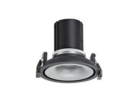 DM202154  Bolor 12 Tridonic Powered 12W 2700K 1200lm 24° CRI>90 LED Engine Black/Silver Fixed Recessed Spotlight; IP20